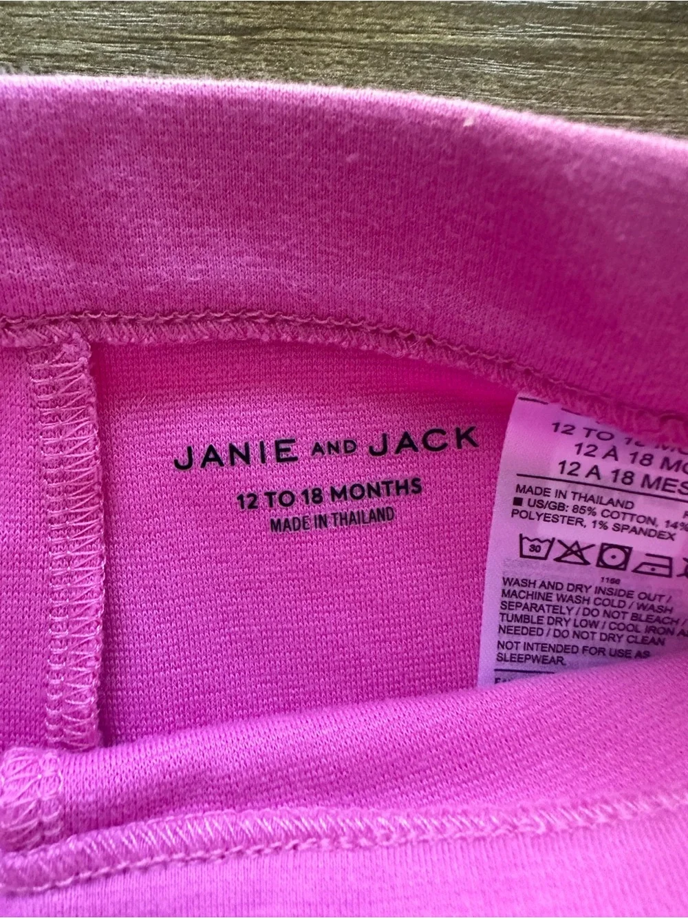 Janie and Jack - Floral Puff Sleeve Top and pink leggings